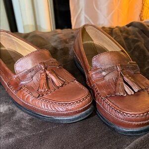 Dockers Rich Brown Leather Tassel Loafers